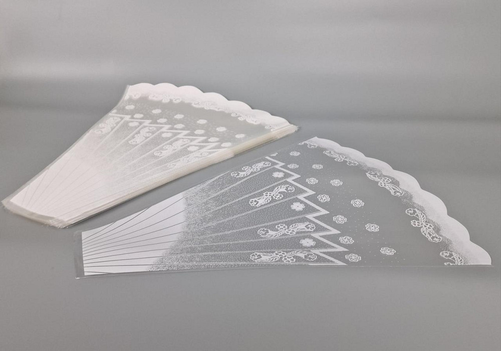 Упаковка конус под цветы h50/ 9низ/45верх(100шт)узор 161 (3) (100 шт) Харьков - изображение 1