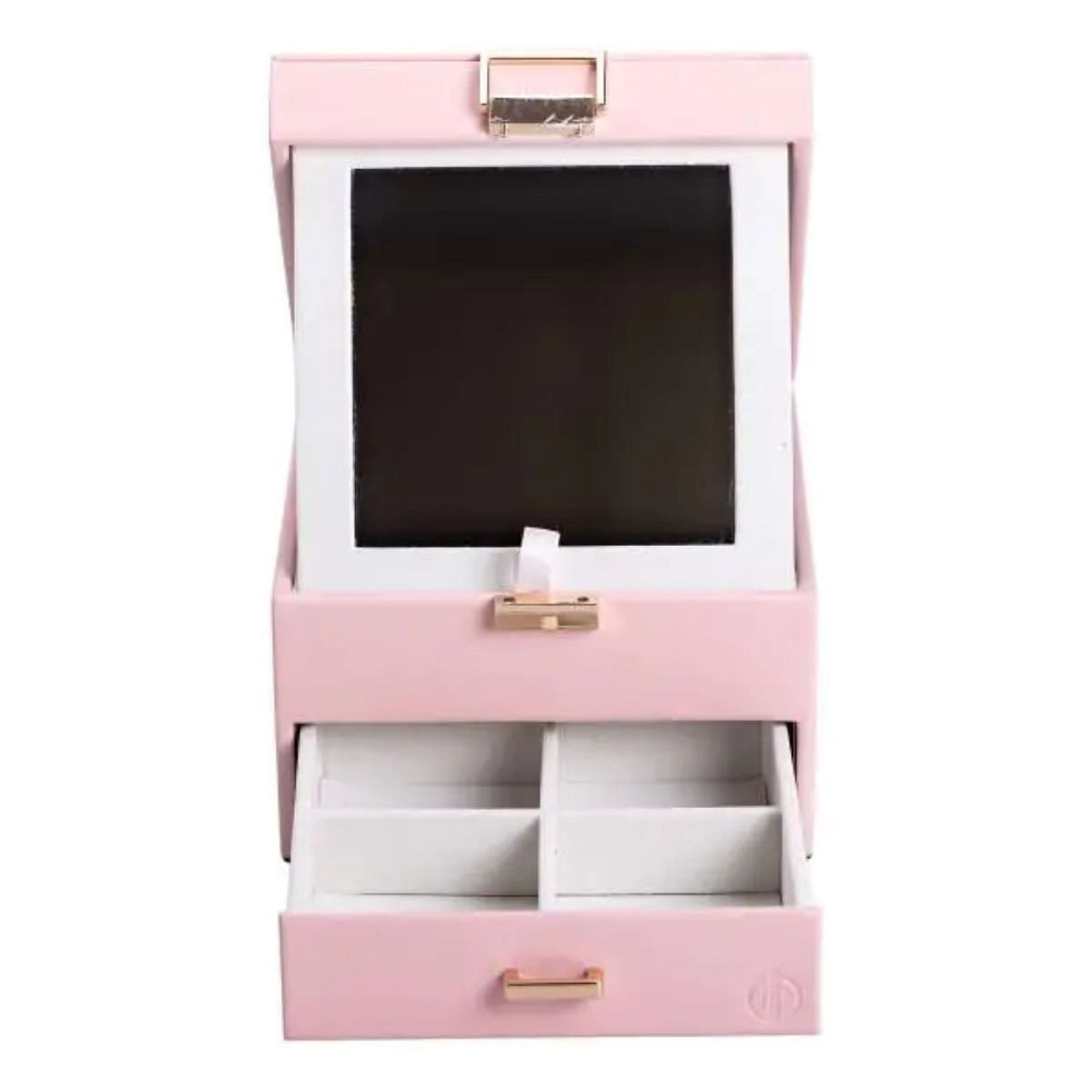 Yiwu Скринька для прикрас з еко шкіри 2 яруси органайзер для ювелірних виробів HP-5-2P Коломыя - изображение 2