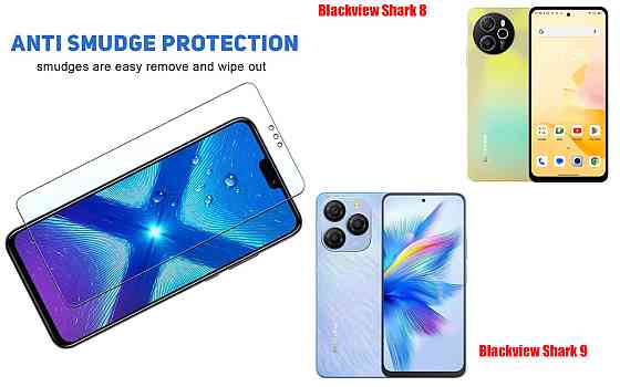 Захисне скло NeoGlass для Blackview Shark 8, Shark 9 – надпрозоре та стійке Київ