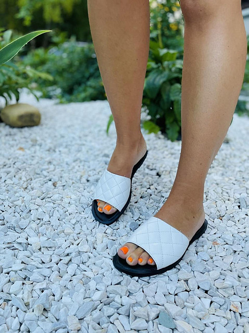 Ailinda Шльопанці жіночі Ailinda 7055B-08 білі (літо, шкіра натуральна) (4563) Коломыя - изображение 8