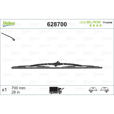 Щетка стеклоочистителя Valeo 628700 Винница - изображение 1