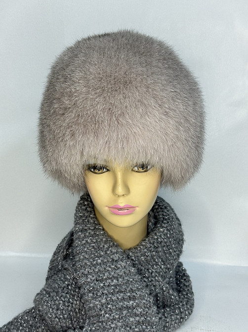 Шапка хутряна жіноча сніп Анастасія Соболь Харків - фото 6