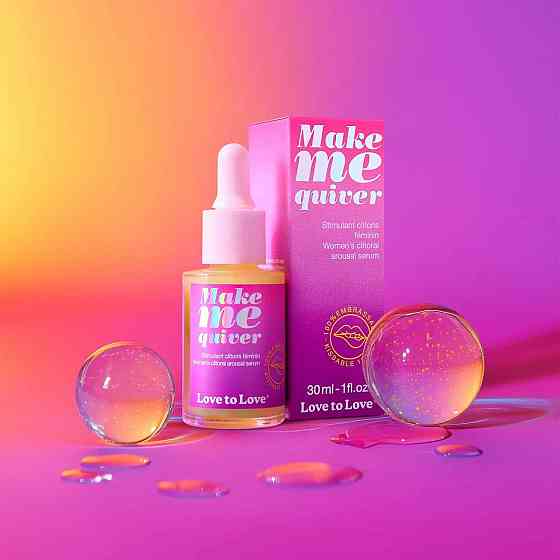 Розпродаж!!! Збуджувальна сироватка для клітора Love To Love Make Me Quiver 30мл (термін 01.04.2027) Sex Aura Київ