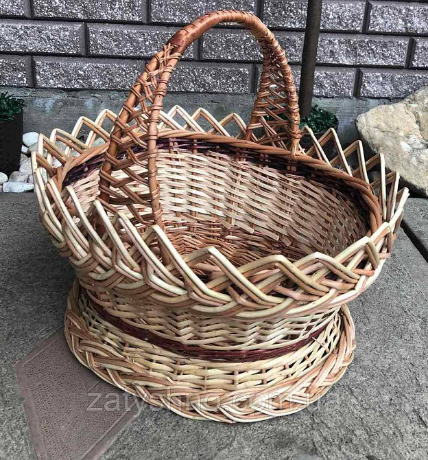Корзина пасхальная из лозы симпатичная Киев - изображение 1