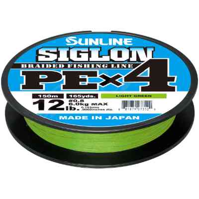 Шнур Sunline Siglon PE н4 300m 3.0/0.296mm 50lb/22.0kg Light Green (1658.09.45) Винница