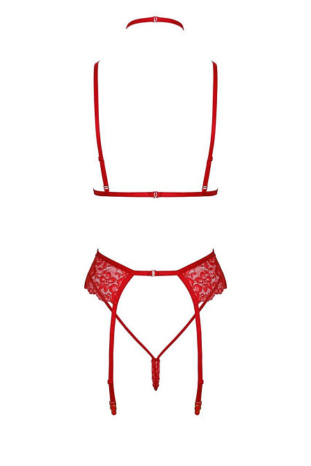 Комплект Kissable Bondage Kiss Set Red L/XL Sex Aura Київ - фото 9