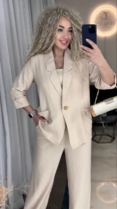 Летний хит Костюм — пиджак + брюки палаццо. Одесса - изображение 4