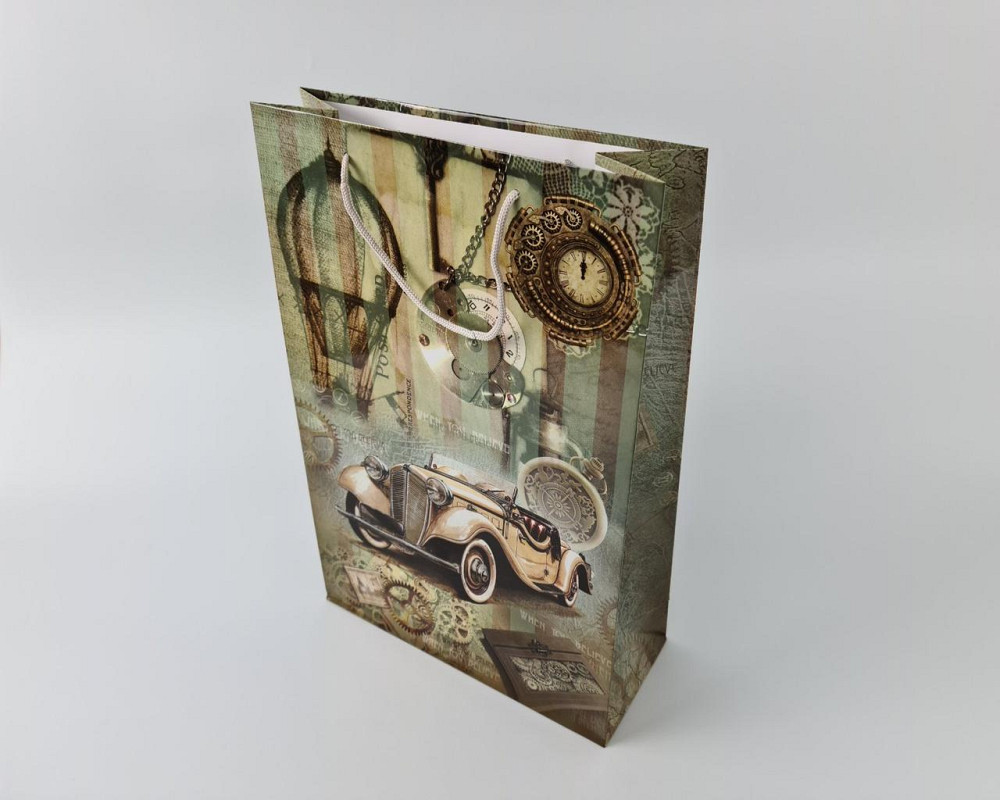 Пакет паперовий гігант вертикальний (30х42х12) (артGV-066) (12 шт) Харків - фото 3