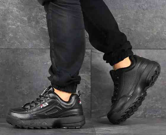 Кросівки FILA Disruptor Чорні Філа Чоловічі (розміри: 42,43,44) Відео Огляд Дніпро