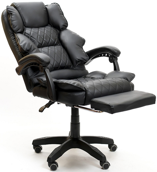 Кресло офисное Diego Comfort Pro черное Киев - изображение 7