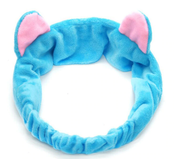 Повязка для волос красивая Ушки Кошечки голубая Киев - изображение 1