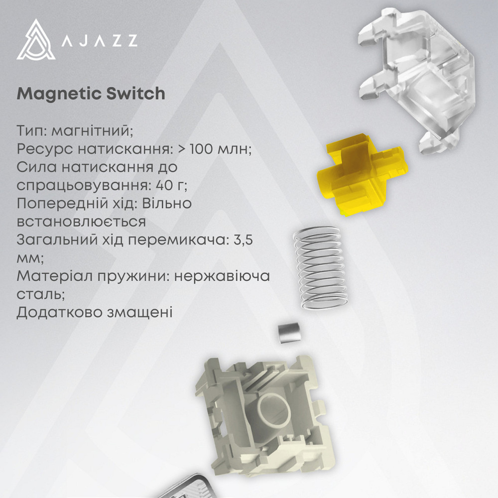 Клавіатура Ajazz AK680 Max Magnetic Switch Black (AK680-WM-B-A) ( Чорний ) Харків - фото 5