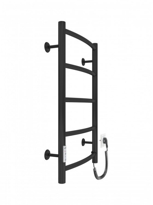 Электрический полотенцесушитель Mario Классик HP -I 650 x 430 TR К таймер-регулятор, черний мат Киев - изображение 2