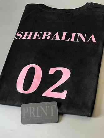 Женская футболка 100% хлопок с Фамилией цифрой Черновцы