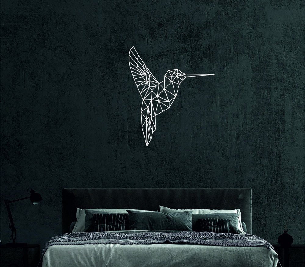 Настенный декор Панно «Колибри» Декор на стену 70*60 см, Белый Киев - изображение 4