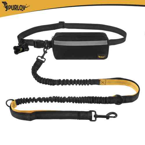Поясной ремень с поводком для бега с животными до 50 кг Purlov (24689) Нововолынск