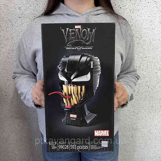 Конструктор голова Венома 565 деталей Super Heroes Marvel 99028 Хмельницкий
