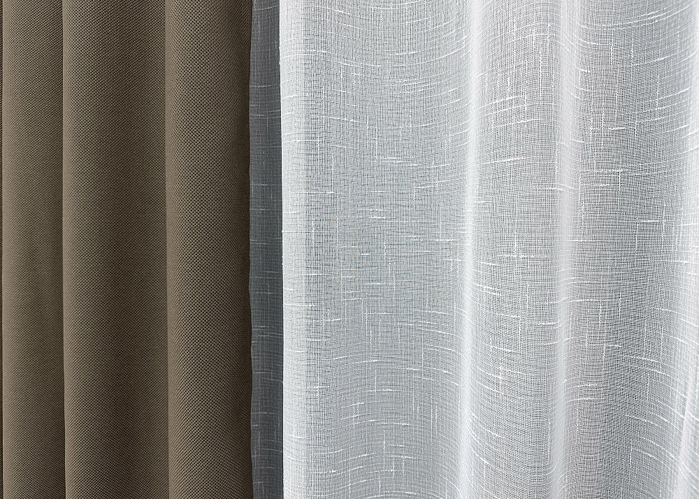 Комплект готових штор VR-Textil Рогожка TERRA LUXE № 1860ш Какао 100х290 см 2 шт (31-0009) Київ - фото 8