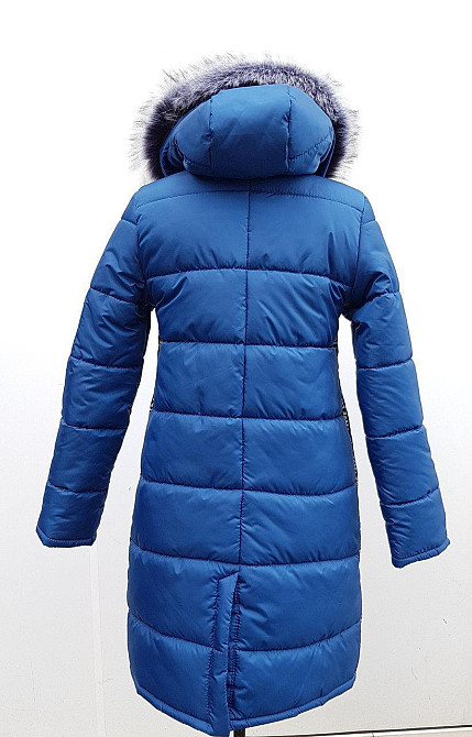 Зимняя женская куртка большие размеры интернет магазин Пуховик женский. Цет морская волна Киев - изображение 3