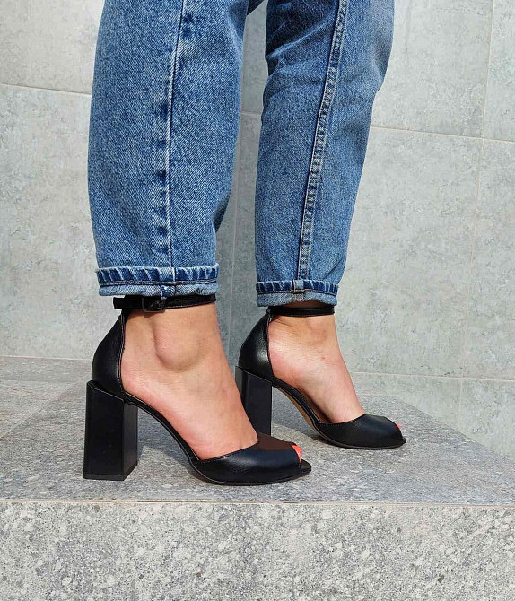 ARLEN Босоніжки жіночі ARLEN Бос-К-01 чорні (літо, шкіра натуральна) (3945) 37р.39р.40р. 37 Коломыя - изображение 1