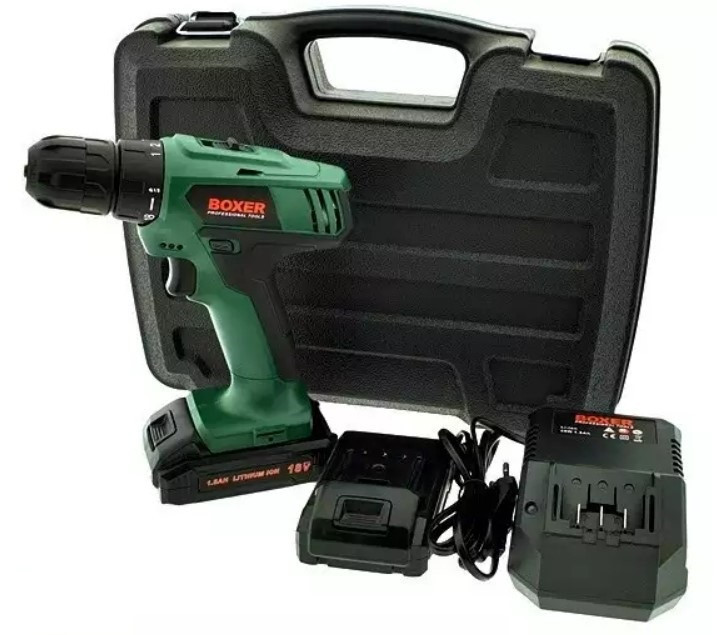 Аккумуляторный шуруповерт-дрель SR-019 18V, 2 батареи 1,5Ah, 2 скорости, LED подсветка, реверс Одесса - изображение 7