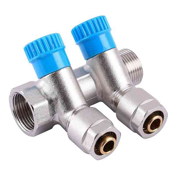 Коллектор CRISTAL 3/4Gх1/2 *16 - 2-ой (под 35*) с перекрытием (NM-1016) Киев