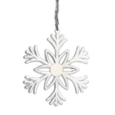 Украшение декоративное Chomik Прикраса-підвіска пластикова "Олень, сніжинка, снігови (5900779895874_2) Винница - изображение 2