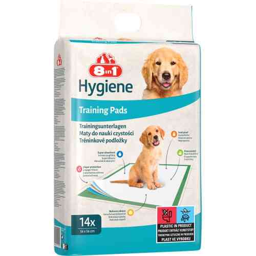 Пелюшки 8in1 Training Pads для собак, 56x56 см, 14 шт Київ