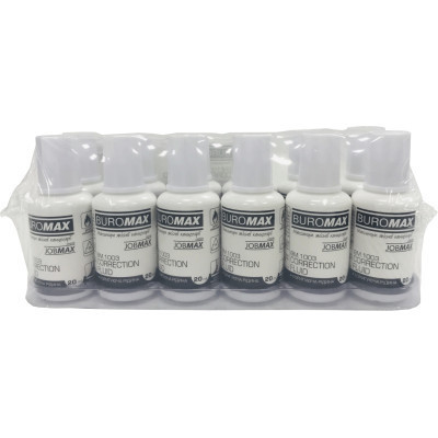 Корректор Buromax fluid "JOBMAX" 20ml (BM.1003) Винница - изображение 2