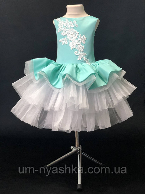 Пишне дитяче плаття Бетті М'ятна на 4-5, 6-7 років Кривий Ріг - фото 3