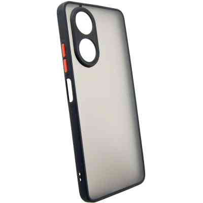 Чехол для мобильного телефона Dengos Matte OPPO A58 4G (black) (DG-TPU-MATT-132) Винница