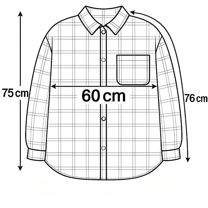 Сорочка жіноча Baoyu 225-1 в клітинку оверсайз фланель, білий, one size Одеса - фото 10