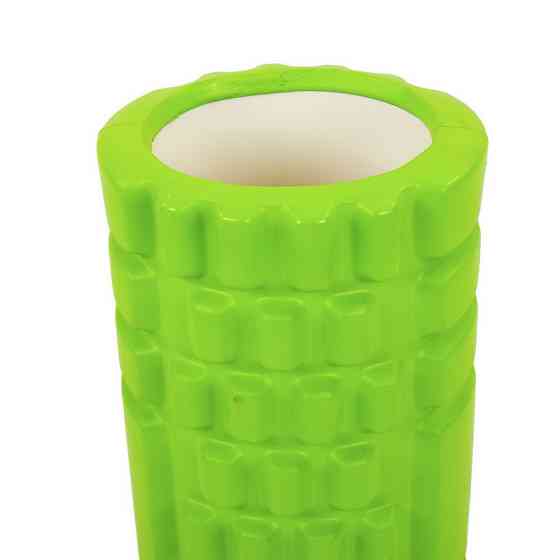 Масажний рол для йоги 45*14 см Вишневе