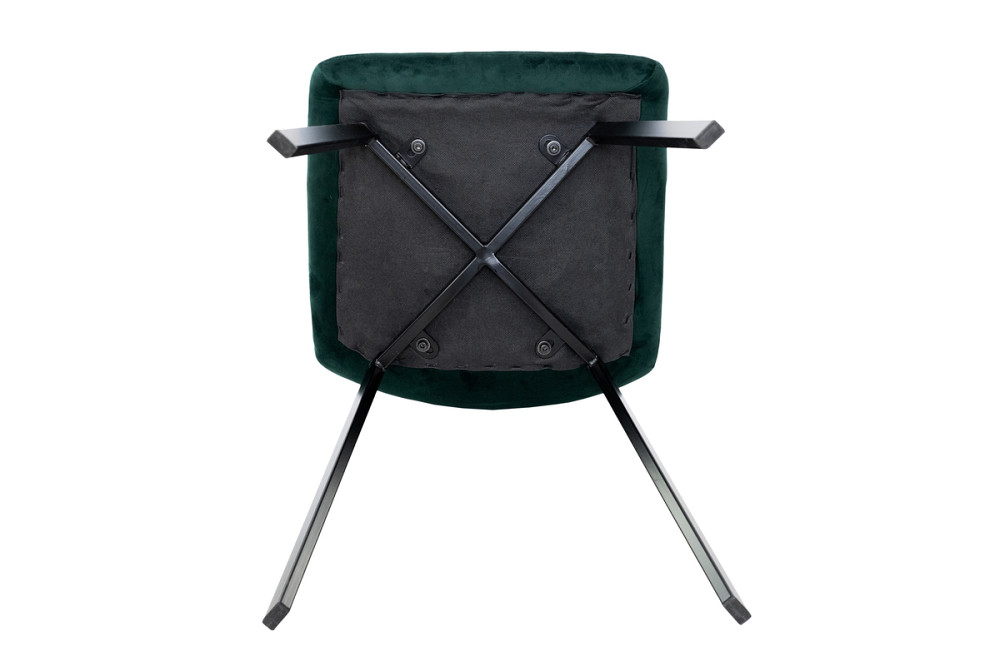 Стілець Ментос чорний/ велюр зелений Київ - фото 7