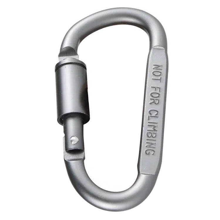 Карабін туристичний з різьбою замком 80мм AC Prof DBL80S Київ - фото 1