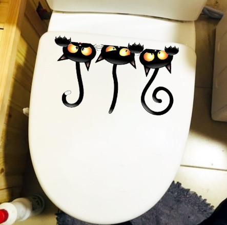 Наклейка на стіну коти декоративна вінілова для інтер'єру Київ - фото 3