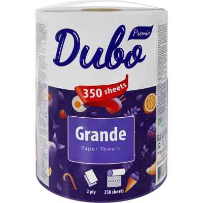 Бумажные полотенца Диво Premio Grande 2 слоя 350 отрывов 1 рулон (4820003837580) Винница