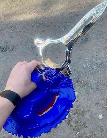 Автомат Орбиган автоматическая стрельба на аккумул 7.4V/ Орбиган 2в1/Меч. Харьков