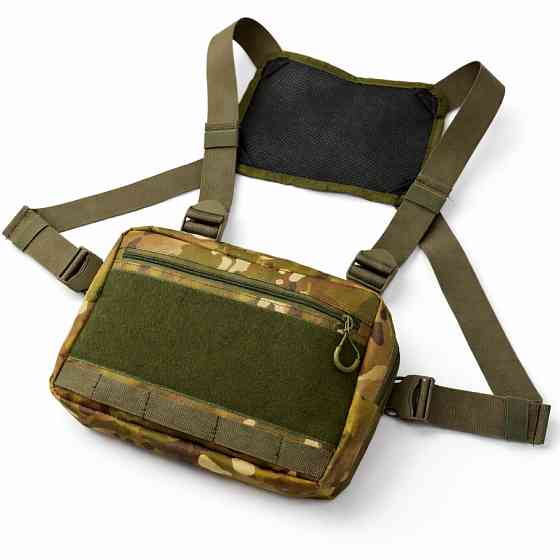 Чоловіча стьобана сумка через плече, Сумка у військовому стилі на плечі Чоловіча армійська DI-79 Львів