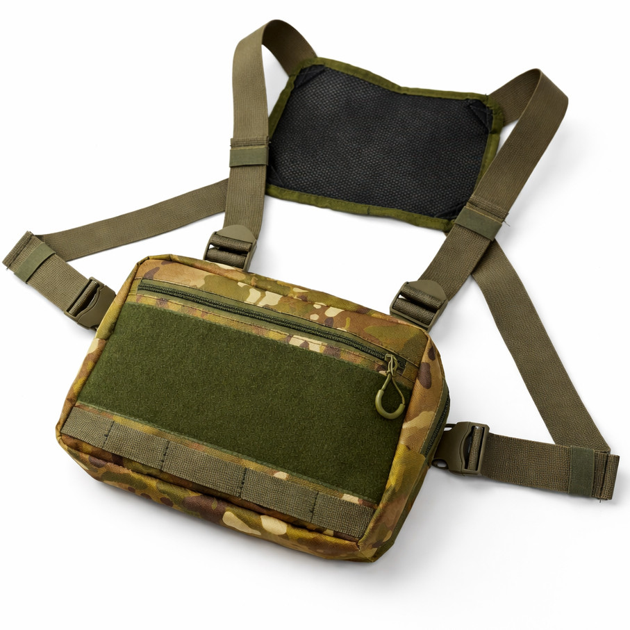 Чоловіча стьобана сумка через плече, Сумка у військовому стилі на плечі Чоловіча армійська DI-79 Львів - фото 3