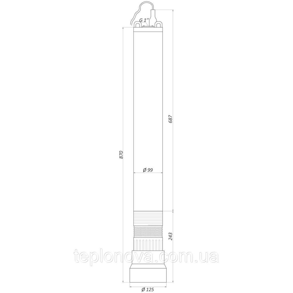 Насос колодезный OPTIMA OP 5,1 - 56/7 AUTO  0,8 кВт Чернівці - фото 4