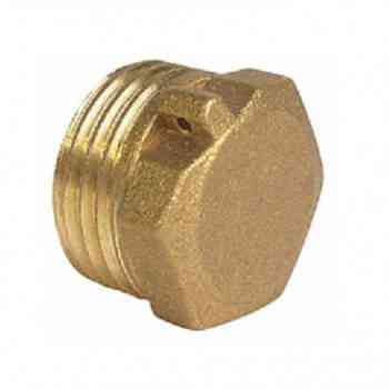 Заглушка 1/2''зовн Україна, латунь Харків