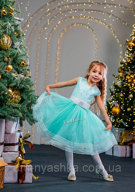 Дитячі святкові сукні з мереживом на ріст 98-116 Кривий Ріг - фото 3