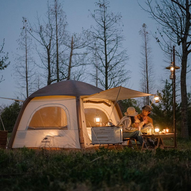 Намет надувний Naturehike CNH23ZP12002, бежевий Киев - изображение 8