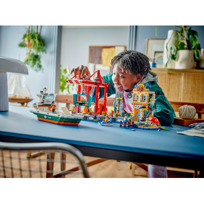 Конструктор LEGO City Морская гавань с грузовым судном (60422) Винница - изображение 4
