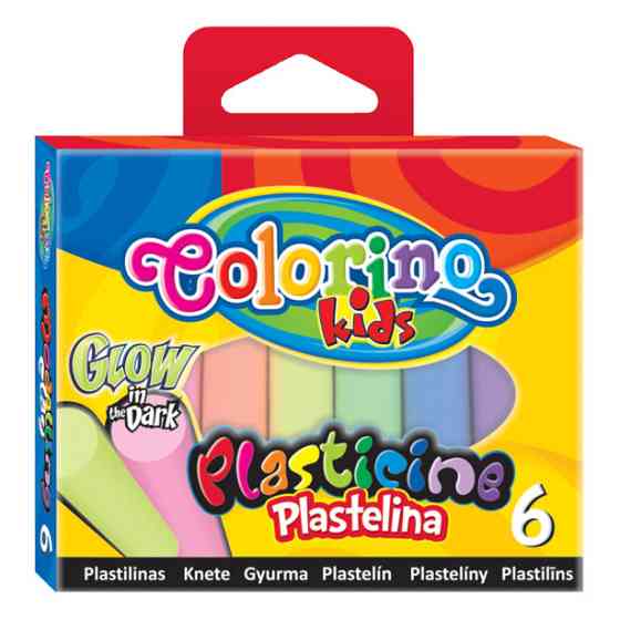 Пластилін "Colorino" 6 кол. 42680PTR GLOW, шт Київ