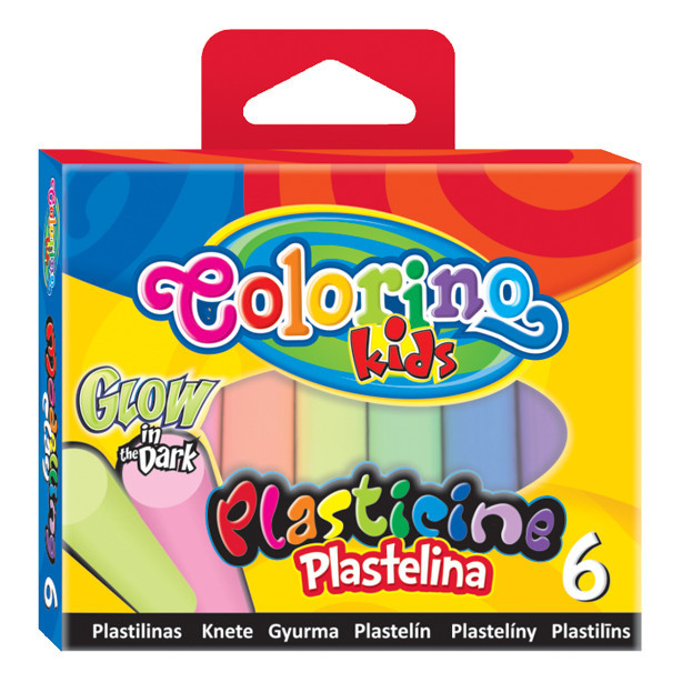 Пластилін "Colorino" 6 кол. 42680PTR GLOW, шт Київ - фото 1