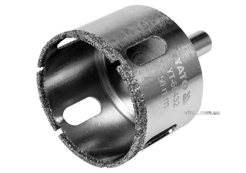 Свердло по гресу і кераміці YATO 50 мм при сухому і мокрому режимах Одеса - фото 1