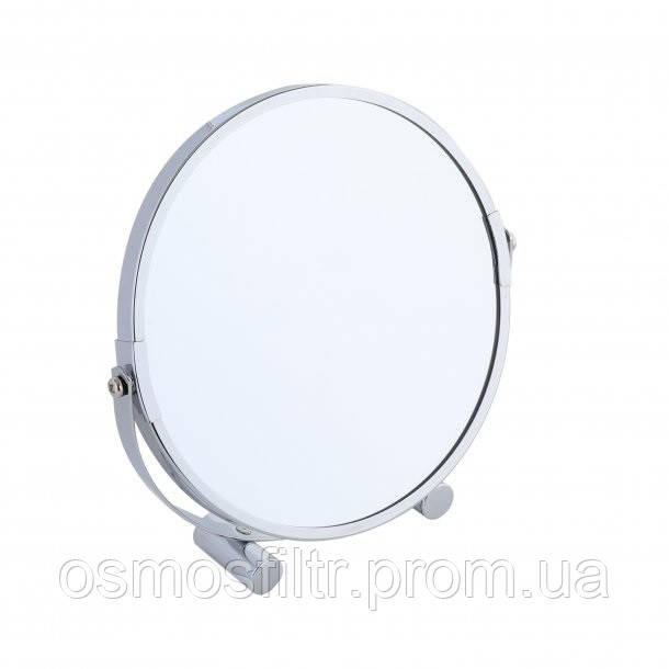 Зеркало косметическое настольное AXENTIA 3:1 хром O 17 см (282800) Киев - изображение 2