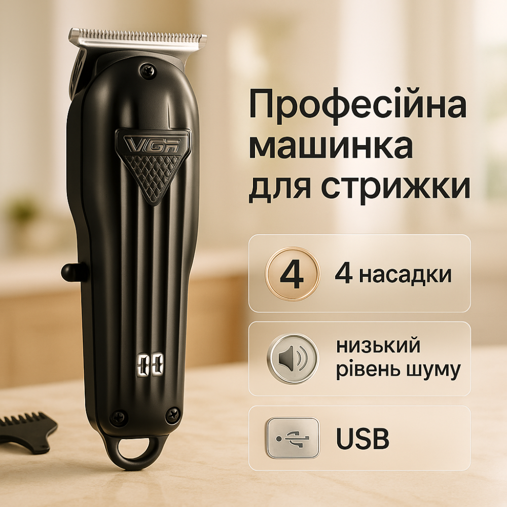 Универсальные машинки для стрижки волос VGR V-982, Профи машинка для стрижки волос VS-21 Львов - изображение 17